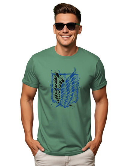 ADRO Mens Attack on Titan Cotton T-Shirt (M)