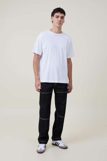 Kotty MenS Regular Mid Rise Black Jeans