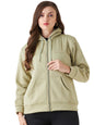 PIVL Women Solid Hooded Jacket For Winter