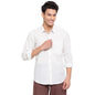 Fabindia Men Regular Collar Casual Shirt Cotton_S White
