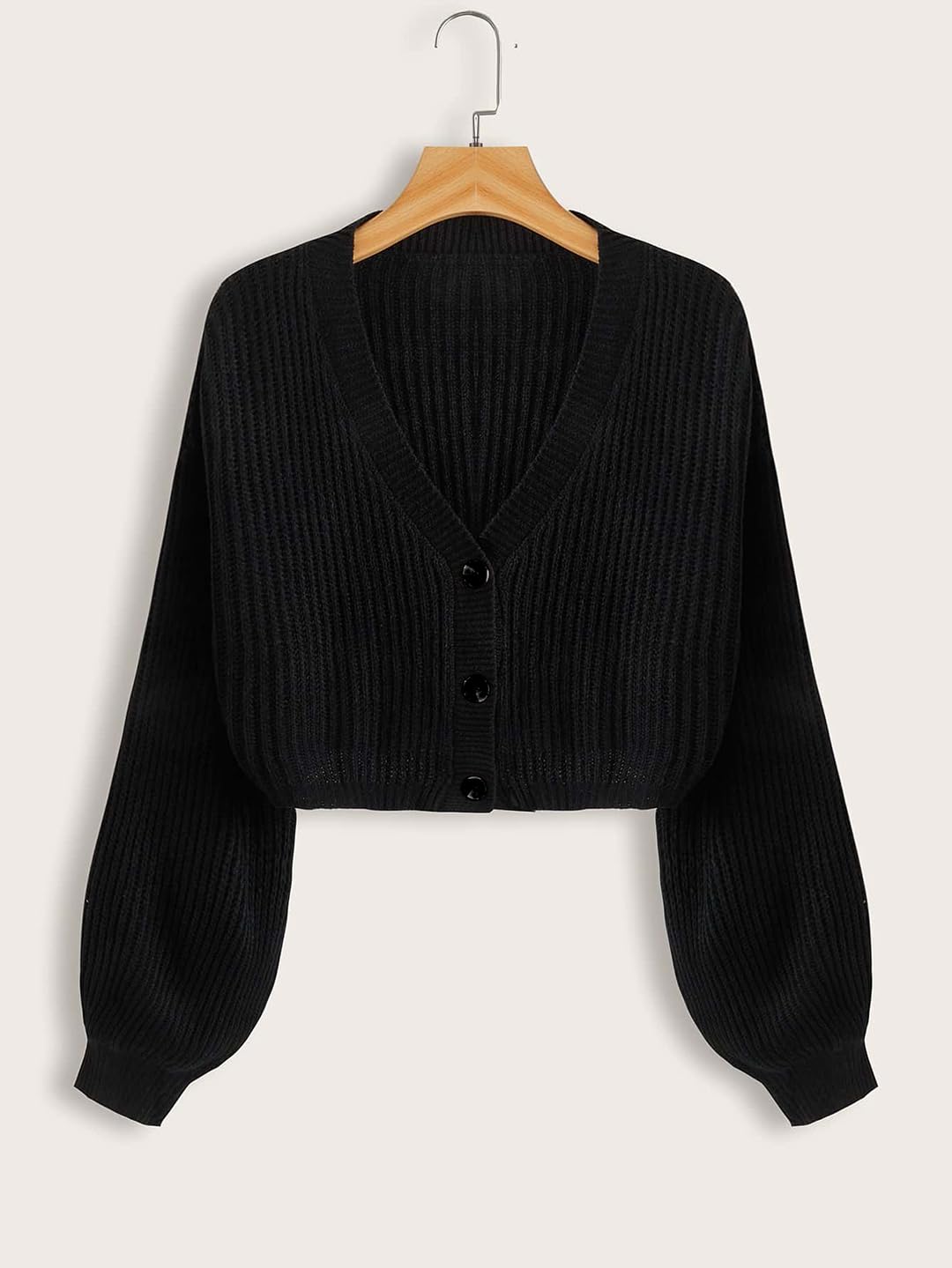 Kotty WomenS Sweater For Winters Woolen Full Sleeve V Neck(Black,M)