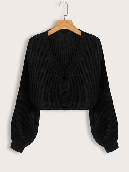 Kotty WomenS Sweater For Winters Woolen Full Sleeve V Neck(Black,M)