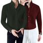 Greciilooks MenS Formal Button Down Shirt  Slim Fit Office Wear ShirtS For Men | Textured Long Sleeve Cotton Blend | Business