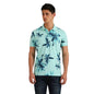 Pepe Jeans MenS Floral Regular Fit T-Shirt (Pm542195_Sea Green