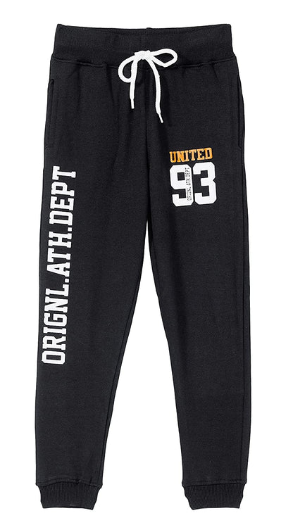 T2F Boys Regular Fit Printed Cotton Joggers Track Pants