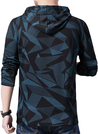 Eyebogler Mens Cotton Regular Fit T-Shirt Blue