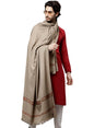 Weavers Villa Mens Kullu Design Wool Blend Lohi/Shawl, 120cm x 240cm
