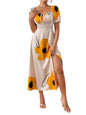 Greciilooks Rayon Classic Maxi Women Party Dress (Gl-Wd1281_Yellow