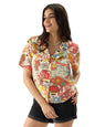 The Souled Store Tom and Jerry: New Year Short Sleeve Collared Neck Button Front Multicolor All Over Print Regular Fit Summer Sh
