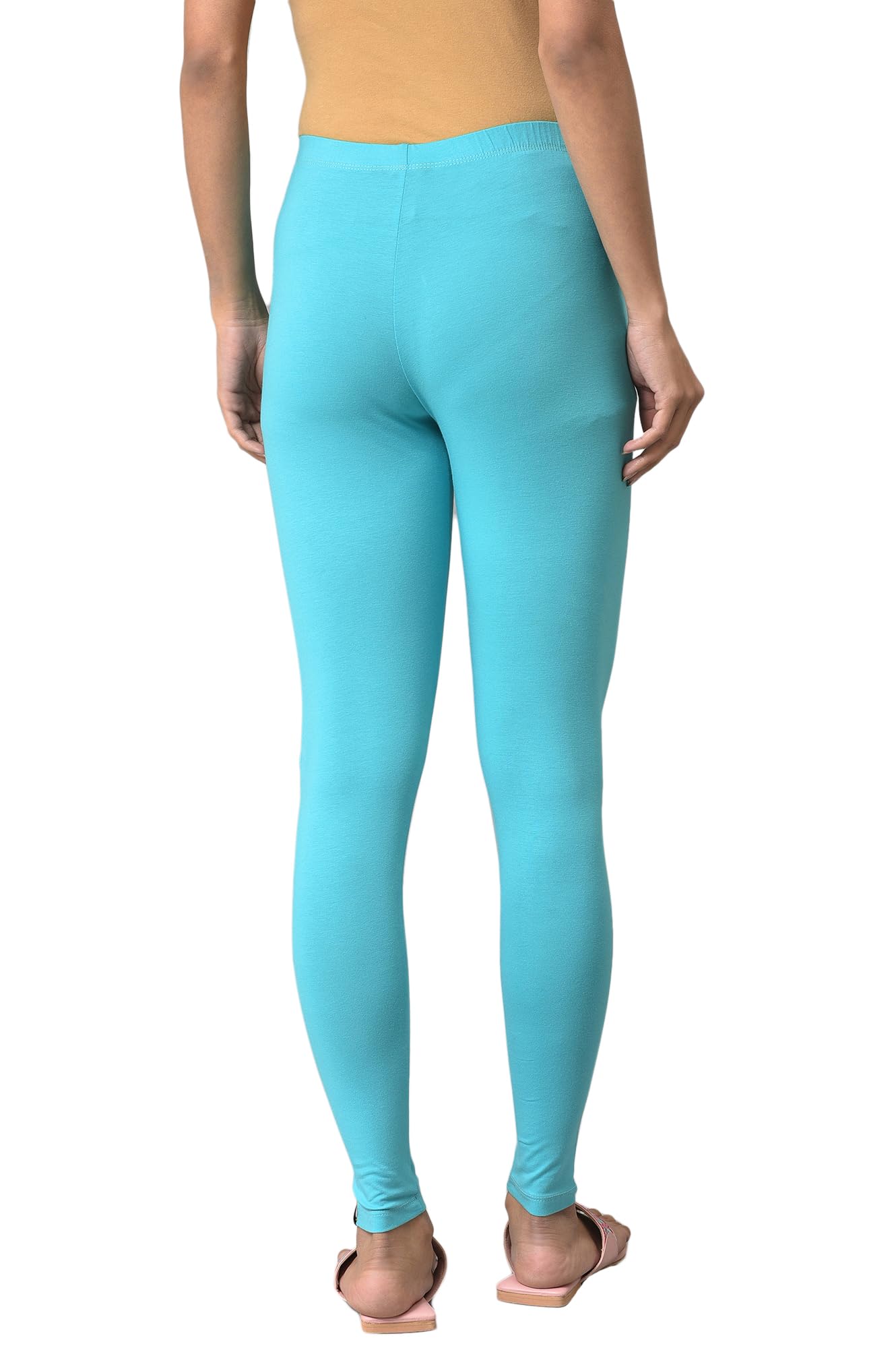 Aurelia Cotton Lycra Strechable Tights for Women | Ankle Length Leggings for Women | Cotton Leggings for Women | Lycra Leggings