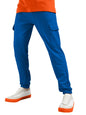Veirdo Mens 100% Cotton Regular Fit Skydiver Mid Rise Trackpants with Pocket
