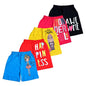 T2F Girls Cotton Printed Shorts(Pack of 5), Assorted, 8-9 Years