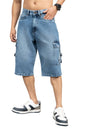 Hubberholme Men Cotton Relaxed Fit Mid-Rise Knee Length Shorts 9
