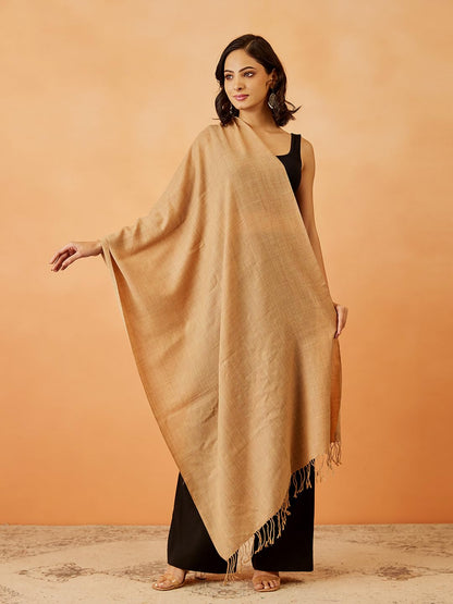 Pashmoda Women Rahmat Fine Wool Melange Stole (Size 28x80 Inches)
