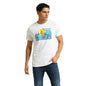 Pepe Jeans MenS Cartoon Slim Fit T-Shirt (Pm509664_White