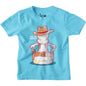 Bon Organik Boys Regular Fit T-Shirt (BON12166_Blue