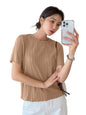 Wedani Solid Regular Fit Jeans Korean Western Tops for Women Stylish