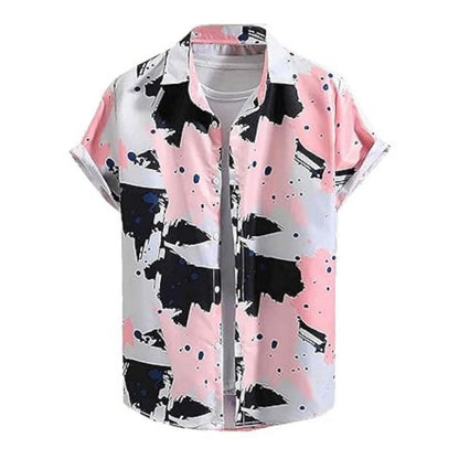 Rebelify Half Sleeve Printed Shirts For Men Regular Fit Printed Spread Collar Casual Shirt Lycra Fabric With Combo Shirt (Pack O