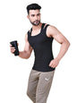 Rupa Solid Standard Colors by Athlefit X Gym Vest for Men, 100% Cotton Breathable and Stretchable Fabric, Racerback with Criss C