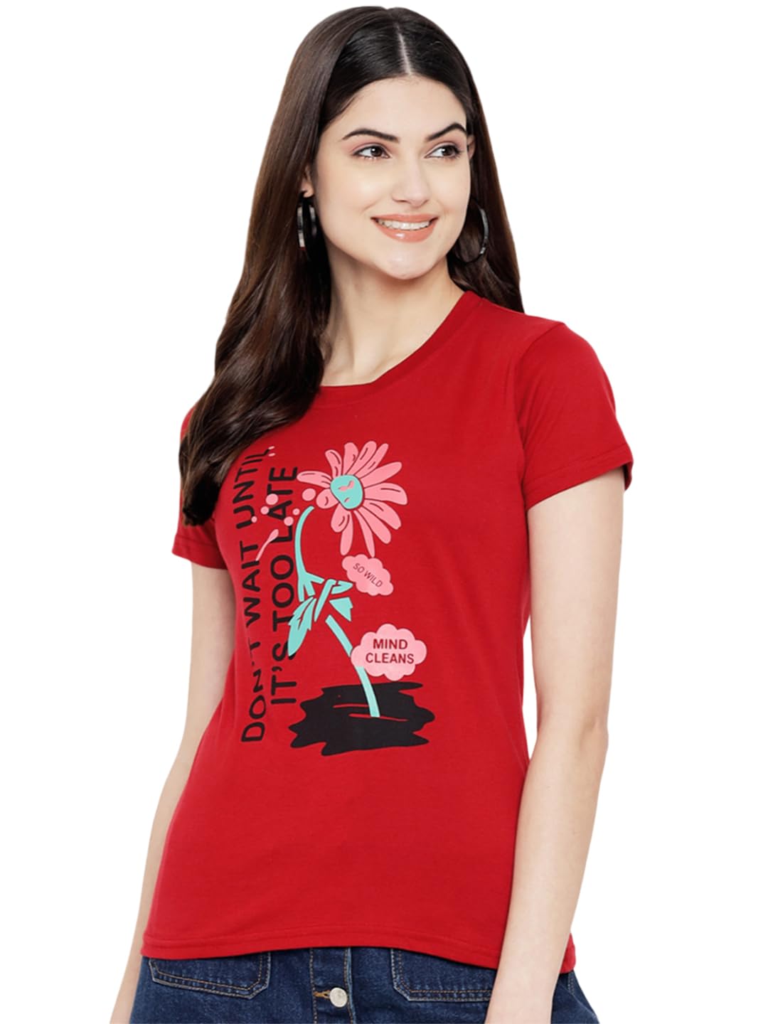 Tee Projekt Womens Cotton Blend Regular Fit T-Shirt