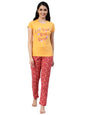 Lyra 701 Premium Cotton Printed Night Suit For Women