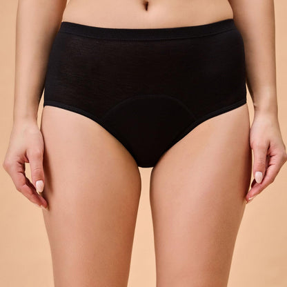 Nykd (Nyp271 Sustainable Bamboo Cotton Period Panty For Women | Leakproof, Anti Odor & Anti Bacterial Underwear With High Absorb