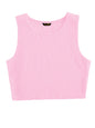 Toochki Tops for Woman | Spandex Top | Crop | Short | Western | for Jeans | Sleeveless | Stretchable | Baby Pink