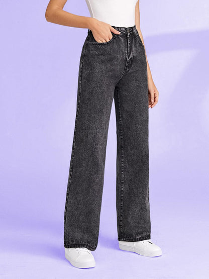 Kotty WomenS Solid High Rise Stylish Looking Comfortable Stretchable Jeans(Grey,28)