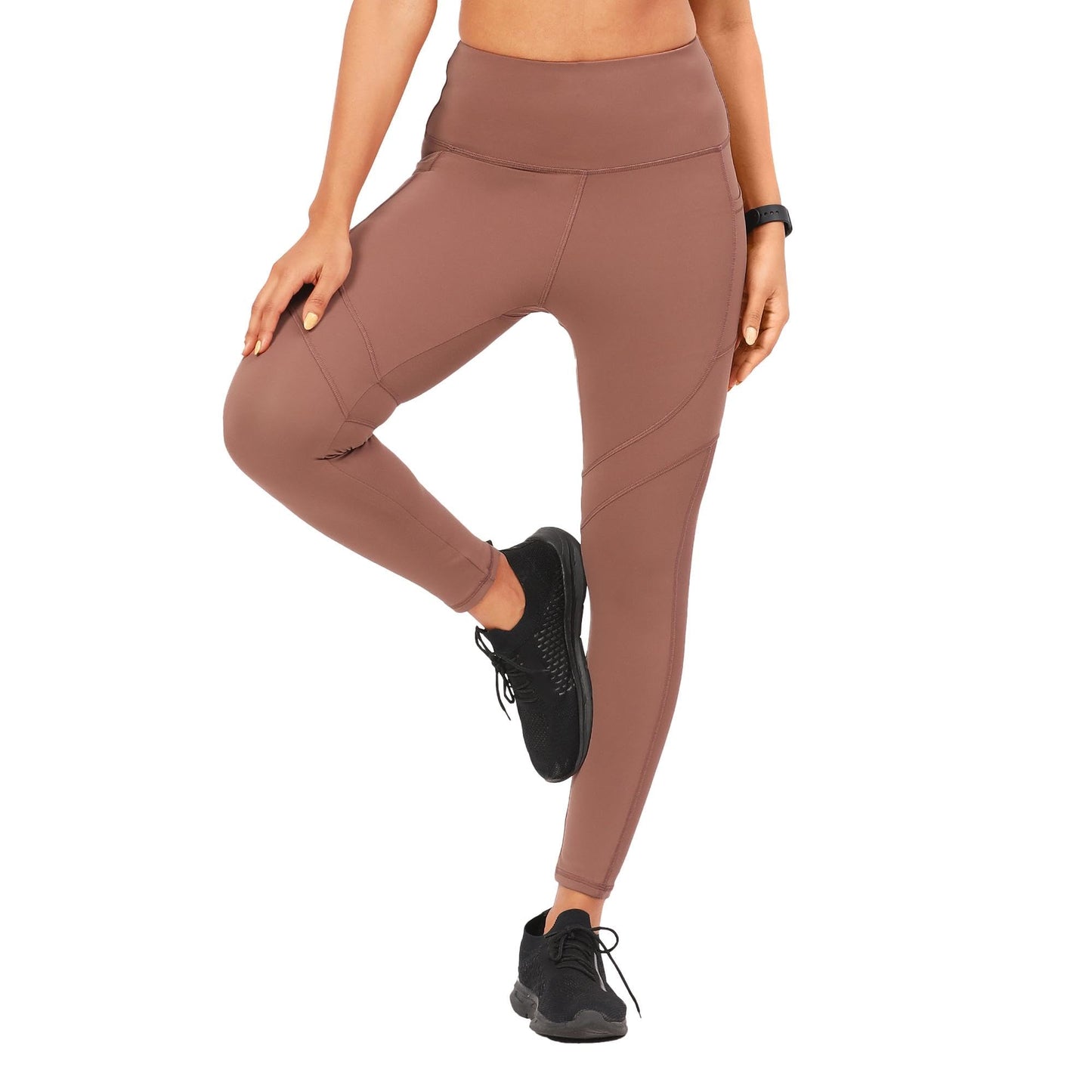 Enamor Womens Skinny Leggings (A610_Nutmeg
