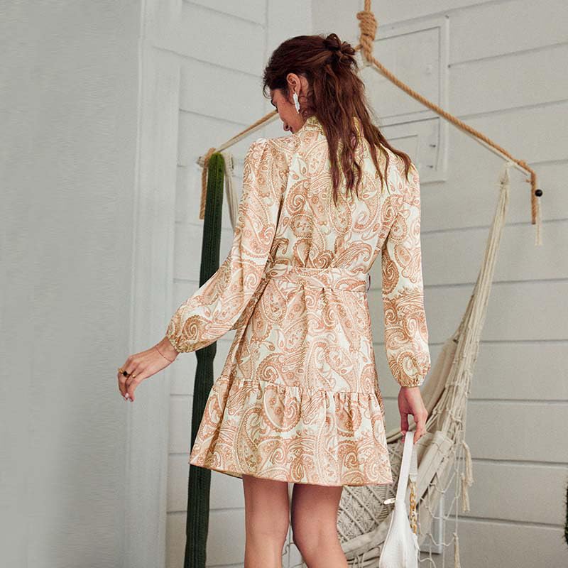 Greciilooks Dresses For Women || One Piece For Women || Western Dresses For Women || Rayon Paisley Printed Short Dresses For Wom