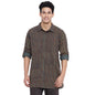 Fabindia Men Cotton Printed Slim Fit 2Pc Set Green_Xl