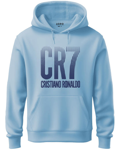 ADRO Men's Cotton Football Printed Hooded Sweatshirt (H20-M-CR07-SK)