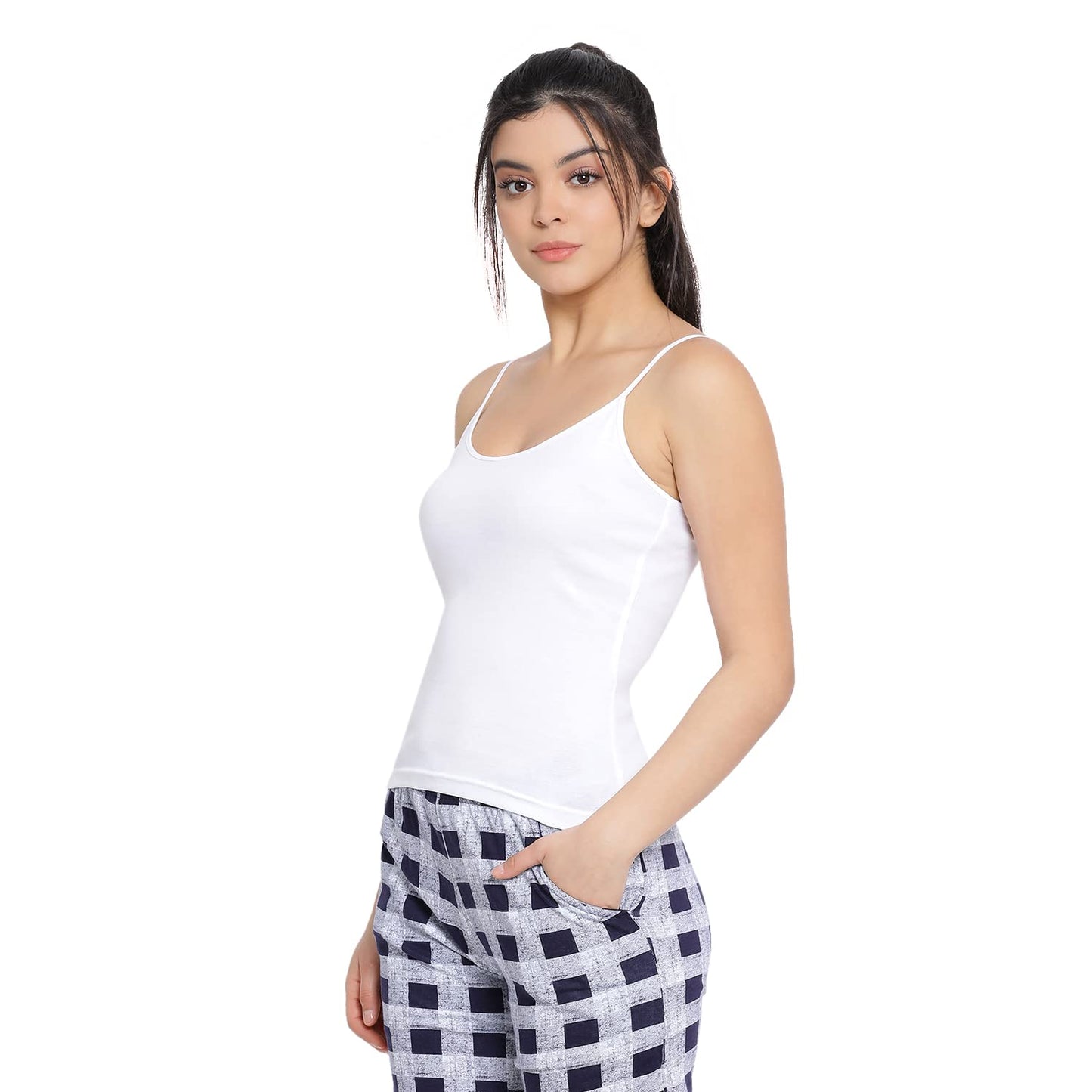 Lyra Women Pack Of 2 Camisoles White