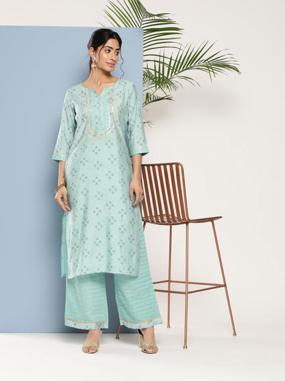 Libas Womens Printed Silk Straight Kurta For Women