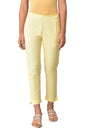 W Cotton Blend Strechable Slim Pants for Women | Cotton Blend Slim Pants for Women | Trousers for Women | W for Woman