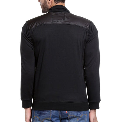 Campus Sutra Mens Electric Blue Quilted Puffer Regular Fit Bomber Jacket for Winter Wear | Hooded Collar | Full Sleeve | Zipper