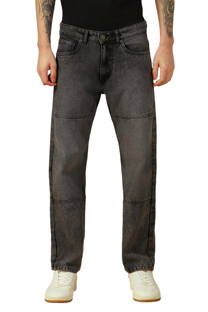 Dennis Lingo Men Grey Denim Relaxed fit Mid Rise Denim Jeans