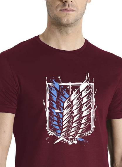 ADRO Mens Attack on Titan Cotton T-Shirt (S)