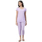 Enamor EC16 Home Tee and Capri Set for Women with All Over Print