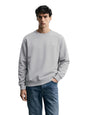 The Indian Garage Co Mens Relaxed Fit Long Sleeves Crew Neck Applique Sweatshirt