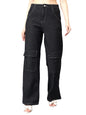 Kotty WomenS High Rise Solid Comfortable Stretchable Jeans(Black,28)