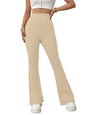 Shasmi Womens Skinny Business Casual Boot-Cut Regular Fit Trouser Plazzo Pant_Beige