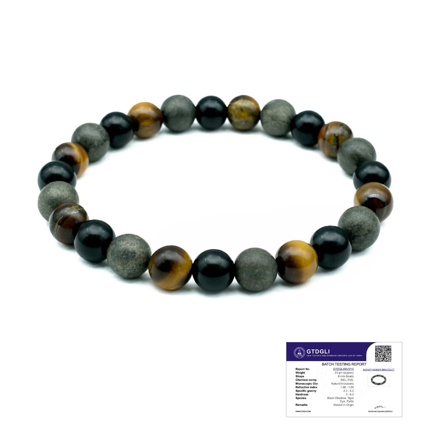 Astrotalk Money Maker Bracelet | Abundance & Protection | Certificate of Authenticity | Abundance, Safeguard & Clarity | Astrology Bracelet for Women & Men