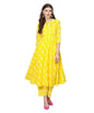 ANNI DESIGNER Women's Cotton A-Line Kurta with Pant