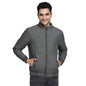 Turtle Men Nylon Solid Regular Fit Full Sleeve Grey Windcheater Jacket