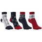 Bonjour Ankle Length Woolen Thumb Socks For Women- Pack of 4
