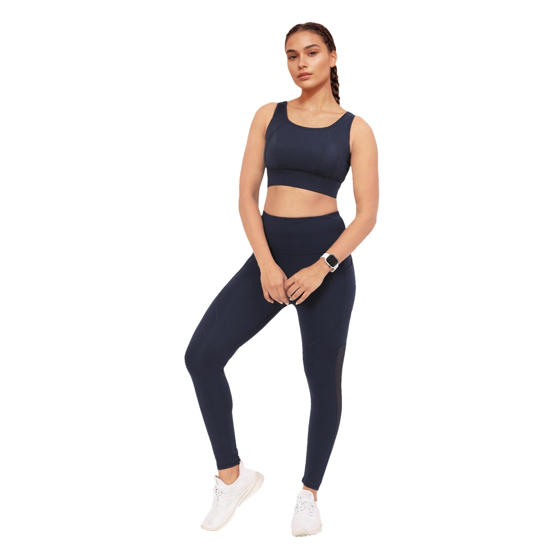 Enamor Womens Skinny Leggings (A610_Navy