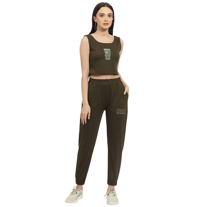 Rigo Printed Waffle Knit Tie & Dye Top And Shorts Co-Ord Set For Women | Half Sleeves & Sleeveless Co-Ords Set For Women | Styli