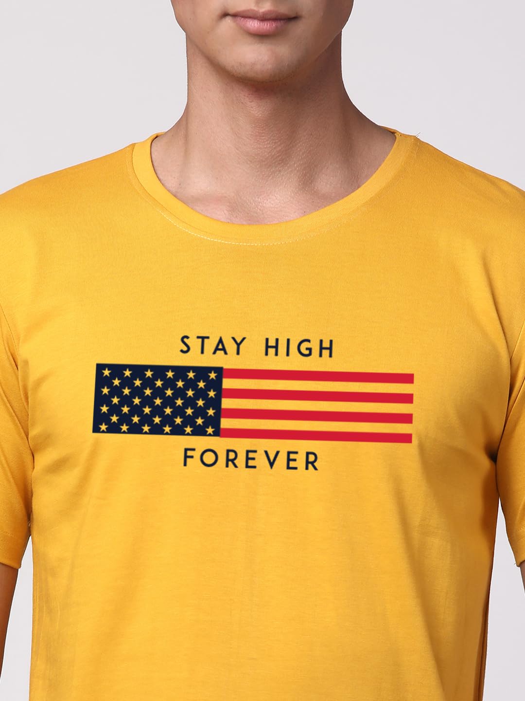 ADRO Mens Flag Printed Cotton T-Shirt_RN24-L2-FLAG-MU