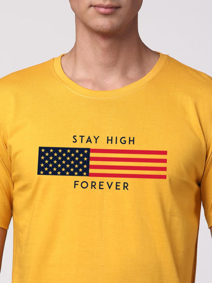 ADRO Mens Flag Printed Cotton T-Shirt_RN24-L2-FLAG-MU